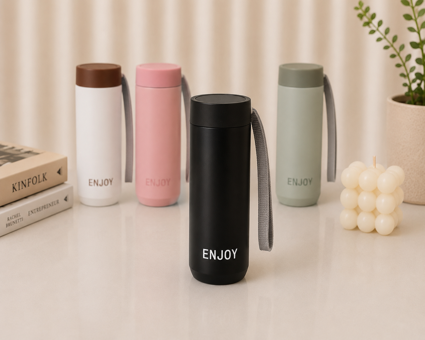 شات قهوه ENJOY ۲۲۰ میل | استیل 304 و بدون نشتی - Image 5
